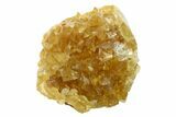 Lustrous Yellow Calcite Crystal Cluster - Fluorescent! #163176-1